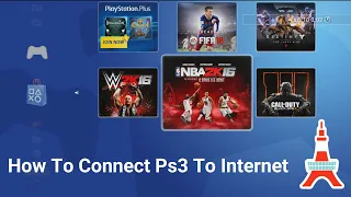 Connect ps3 to internet || how to connect ps3 to the internet