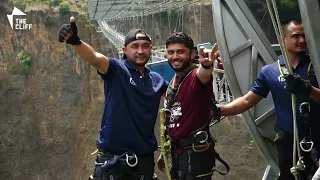 Bungy Jump at the World's Second Highest (228m) | The Cliff Nepal