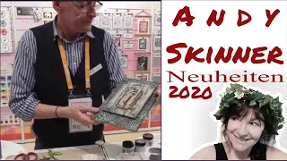 Andy Skinner mit Neuheiten auf der Creativeworld 2020 in Frankfurt ... Mixed Media Kunst