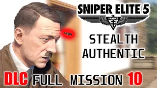 KILLING HITLER / DLC Mission 10 /Wolf Mountain – SNIPER ELITE 5 Authentic Stealth No Alarms Gameplay