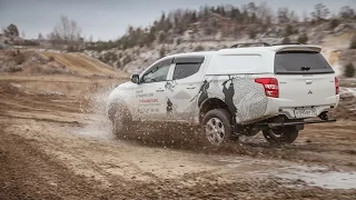 Тест-драйв на внедорожниках Mitsubishi 2015