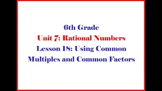 6 7 18 Illustrative Mathematics Grade 6 Unit 7 Lesson 18 Morgan