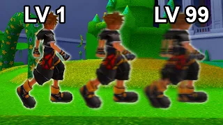 Kingdom Hearts 2 but Sora Gets Faster Every Level