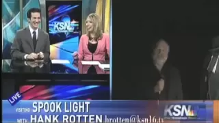 The Spooklight Captured Live on the News