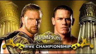 John Cena Vs Triple For The WWE Championship