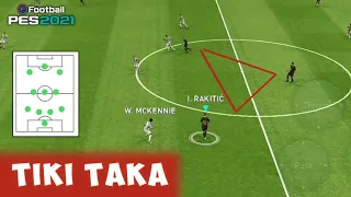 PES 2021 MOBILE: Playing tiki Taka goalls - compilation #1