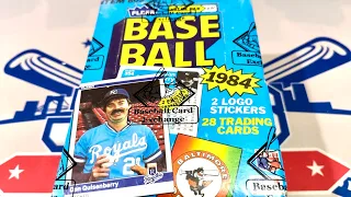 1984 FLEER CELLO BOX OPENING!  (Throwback Thursday)