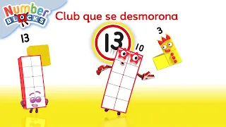 Club que se desmorona | Hecho de 13 | Matemáticas para niños | Numberblocks en Español