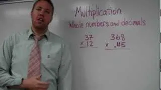 Multiplying Whole Numbers by Decimals