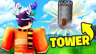 Sneaking Into This TOXIC CLAN SKY TOWER! (Roblox Survival Game)