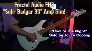 "Cool of the Night" - Fractal FM3 Suhr Badger Amp Sim Tone Test (Aristides, Dimarzio)