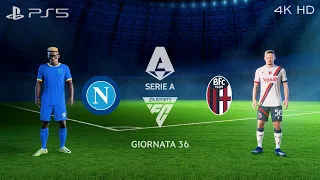 EA SPORT FC24 | PS5 | SERIE A ITALIA | NAPOLI VS BOLOGNA | GIORNATA 36 | MNYK GAMES #9