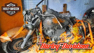 Восстановление мотоцикла Harley Davidson. Road King | Full Restoration "Феникс, восставший из пепла"