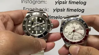 手執兩錶有感而發：ROLEX Sub盲眼仔潛水與TUDOR BLACK BAY GMT，￼玩錶的怎會對這兩個品牌陌生？