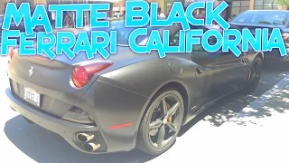 [360° Vlog!] - Matte Black Ferrari California!!!