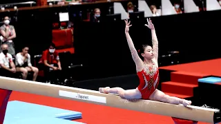 Li Shijia (CHN) Balance Beam - 2021 World Championships - Podium Training