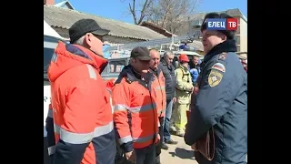 Большая вода отступает, но начинается пожароопасный период. В Ельце прошёл плановый смотр