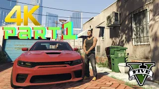 Grand Theft Auto 5 Gameplay Walkthrough - Part 1 - GTA 5 (4k 60 FPS) RTX 3090 Max settings.