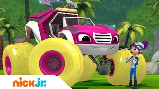 Blaze en de Monsterwielen | Watts heeft super-elektrische banden! | Nick Jr. Nederland