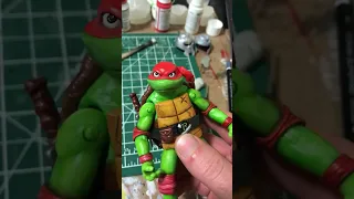 TMNT Mutant Mayhem - Custom Raphael #painting #custom #tmnt #toys #satisfying #shorts #mutantmayhem