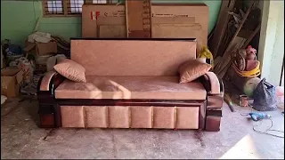 Sofa cum bed with storage | Sofa cum bed in bangalore | Sofa cum bed wooden