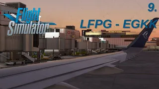 MSFS | European Tour Leg 9 | Paris - London Gatwick | Aegean Airlines | A320neo