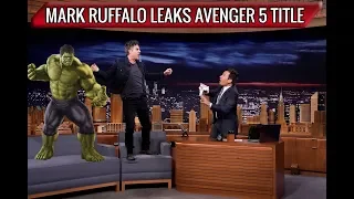 Mark Ruffalo Accidentally Reveals Avengers 4 Title?