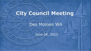 City Council Meeting 06/08/2023