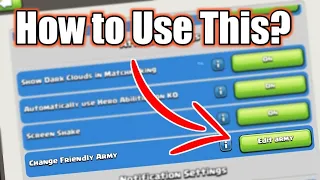 Use change Friendly Army Button Effectively 👍 | Clash of Clans