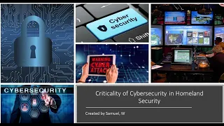 Criticality of Cybersecurity in Homeland Security | Safeguarding a Nation's Digital Frontier Part 1
