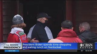 President Biden Spends Black Friday On Nantucket, Attends Annual Tree Lighting Ceremony