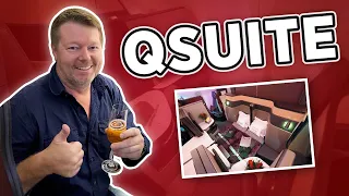 Qatar Airways A350-1000 Qsuite Business Class Experience | Qatar Airways Doha to Bangkok Qsuite