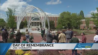 UNC Charlotte reveals memorial for ‘Reed’ Parlier and Riley Howell on 4-year anniversary of campus s