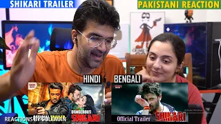 Pakistani Couple Reacts To Shikari Trailer | Hindi & Bengali | Shakib Khan | Srabanti Chatterjee