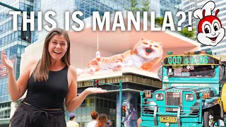 First Time in Manila, Philippines! Eating Jollibee, taking the metro, and visiting tourist places