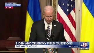 President Joe Biden and Zelensky hold joint news conference at White House