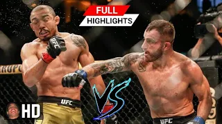 Alexander Volkanovski VS Jose Aldo (Highlights) (720p) | Volkanovski defiende el Título!!