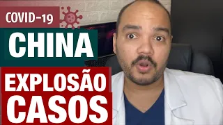 COVID-19 NA CHINA 🇨🇳: Casos de Covid explodem em Pequim, deixando as ruas da cidade vazias