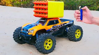 Experiment: RC Truck with Rockets on Board