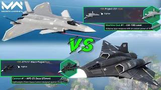 Project 231 VS ATN-51 Black Plague | Epic Fighter Jet Comparison | Modern Warships