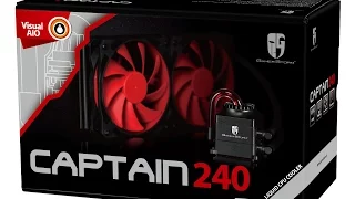 Установка СЖО "deepcool captain 240" и разгон процессора и видеокарт geforce gtx 970