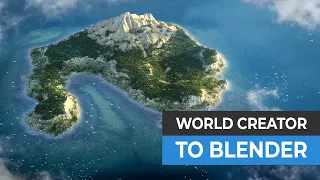 Quickly Add Landscapes to Blender using World Creator 2022 - 3/3 Export
