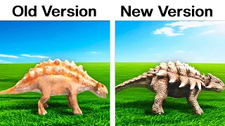 Old version vs new version  Comparison  - Animal Revolt Battle Simulator