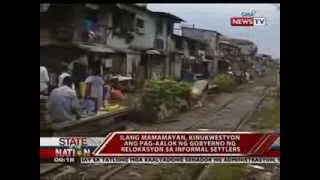 Informal settlers, hinihikayat na lisanin ang kanilang lugar at mag-self demolish