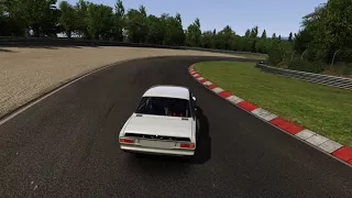 Heerlijke drift met een ford escort mk1