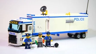 Мобильный полицейский участок.Лего Сити.Обучающие  и развивающие видео сборки из конструктора Лего.