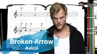 Broken Arrow | Avicii | Violin SHEET MUSIC [With Fingerings] [Level 3]