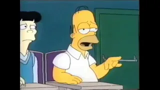 The Simpsons Syndication Promo (1995): “Homer Goes to College“ (S05E03) (20 second)