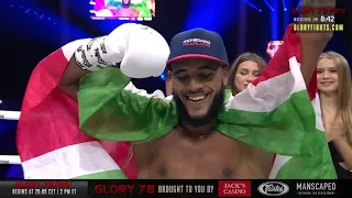 REAL HIGH LIGHTS DONOVAN WISSE VS YOUSRI BELGAROUI GLORY 78 AHOY ROTTERDAM.