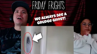 ANOTHER DARK LONG HAIR GHOST?! | SCARY COMP V39 [BIZARREBUB] REACTION | FRIDAY FRIGHTS